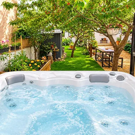 With Jacuzzi And Beautiful Garden